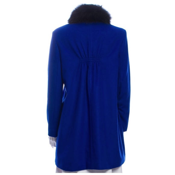 Alice & Olivia ‼️ SALE‼️ sapphire blue wool cashmere coat - Picture 6 of 17